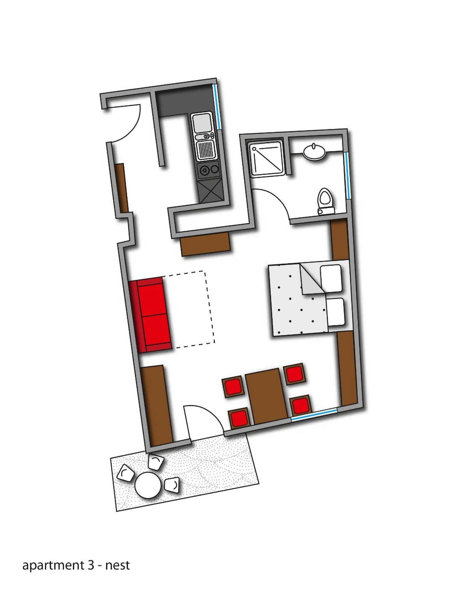 لاغوندو Paloria Apartments & Sport الغرفة الصورة